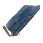 Bolso Bandolera de Algodón con Asa Corta Extraíble y Tira Bandolera en Piel para Mujer - Imagen 9