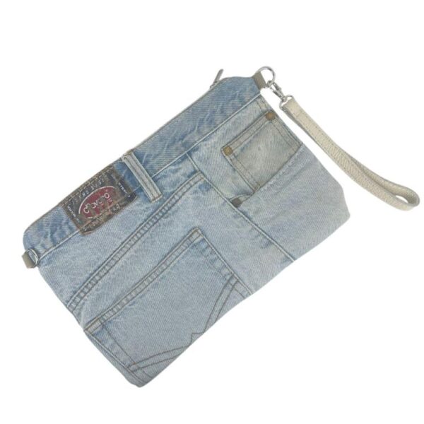 Bolso Bandolera de Algodón con Asa Corta Extraíble y Tira Bandolera en Piel para Mujer - Imagen 3