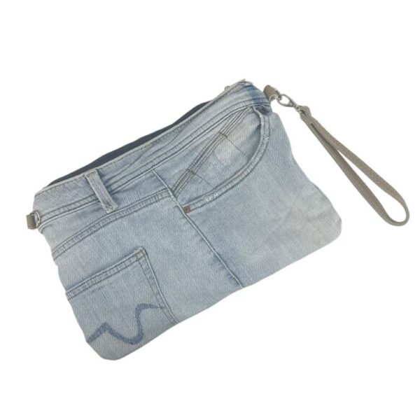 Bolso Bandolera de Algodón con Asa Corta Extraíble y Tira Bandolera en Piel para Mujer - Imagen 5