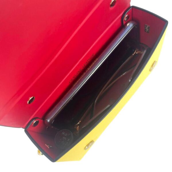 Bolsito de Mano Compacto en Piel con Tachuelas Decorativas y Solapa de 2 Botones para Mujer - Imagen 29