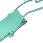 Bolsito Portamovil en Piel Italiana con Cierre de Imán y Asa Larga para Mujer - Imagen 10