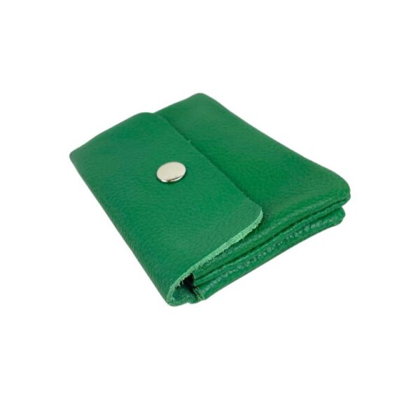 Monedero Compacto de Mujer en Piel Italiana con 3 compartimentos - Imagen 13