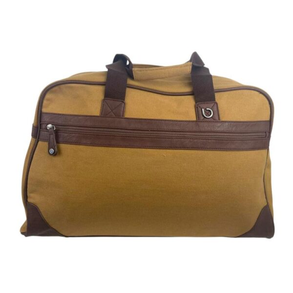 Amplio Bolso de Viaje/Deporte en Algodón con Bolsillo Frontal, 2 Asas y Tira Bandolera para Mujer - Imagen 2