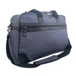 Amplio Bolso de Viaje/Deporte en Algodón con Bolsillo Frontal, 2 Asas y Tira Bandolera para Mujer - Imagen 3