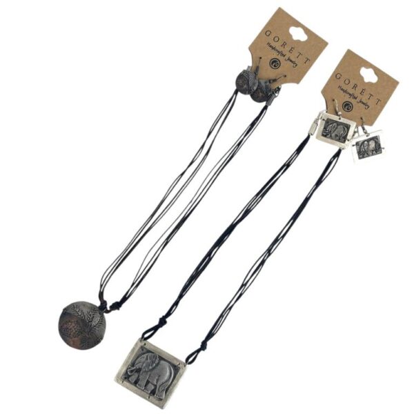 Juego Collar y Pendientes Artesanal con Diseños Bonitos para Mujer - Imagen 3