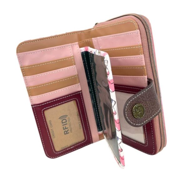 Cartera Sintética Muñeca Sweet Candy con Caja y Tarjetero Extraíble para Mujer - Imagen 3