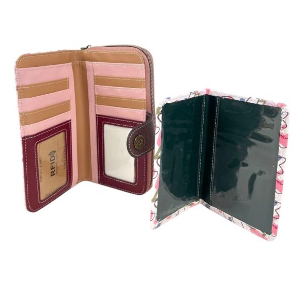 Cartera Sintética Muñeca Sweet Candy con Caja y Tarjetero Extraíble para Mujer - Imagen 4