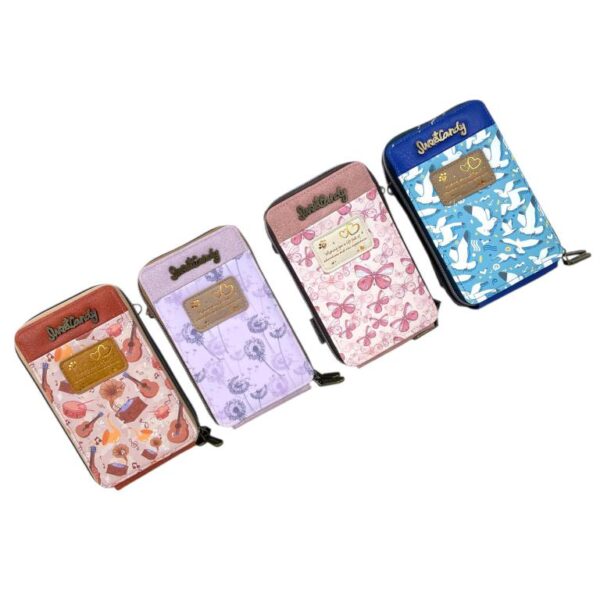 Bolsito Portamovil de Muñeca Sweet Candy para Mujer con 3 Compartimentos y Tira Bandolera - Imagen 3