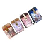 Bolsito Portamovil de Muñeca Sweet Candy para Mujer con 3 Compartimentos y Tira Bandolera