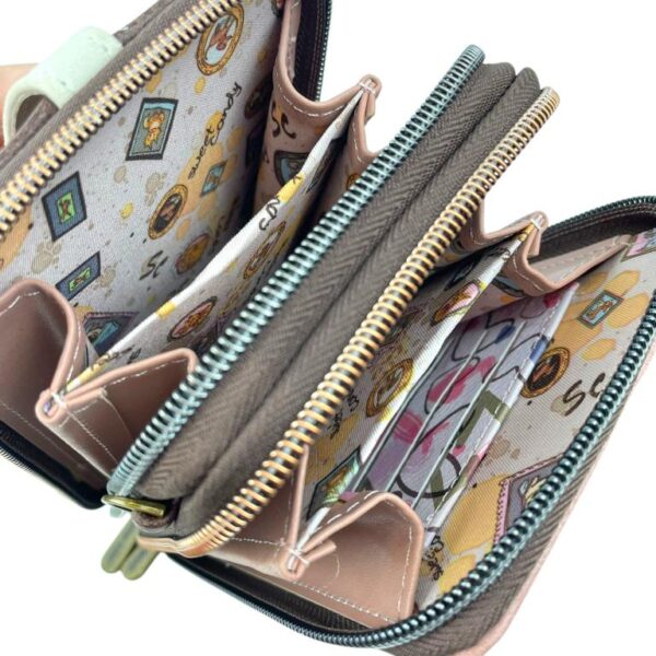 Bolsito Portamovil de Muñeca Sweet Candy para Mujer con 3 Compartimentos y Tira Bandolera - Imagen 5