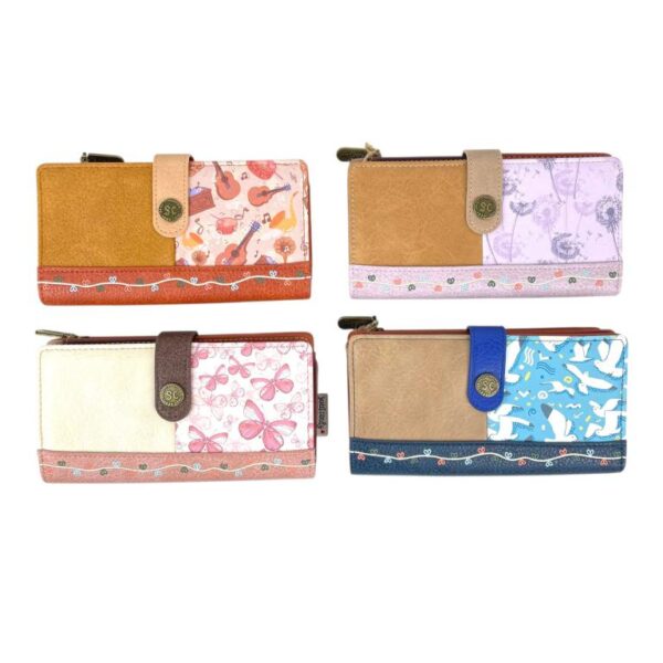 Cartera Larga Muñeca Sweet Candy con Espacio para Tarjetas y Compartimento con Cremallera Mujer - Imagen 2