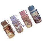 Botella Termo con Diseño Muñeca Sweet Candy, 2 Tapones y Asa de Mano para Mujer - Imagen 3