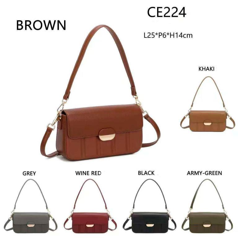 Bolso Sintético Premium Estilo Baguette con Solapa y Asa Corta Extraíble para Mujer