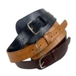 Cinturón Artesanal en Piel con Diseño Exclusivo y Colores Lisos para Mujer - Imagen 4