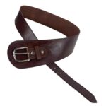 Cinturón Artesanal en Piel con Diseño Exclusivo y Colores Lisos para Mujer - Imagen 2