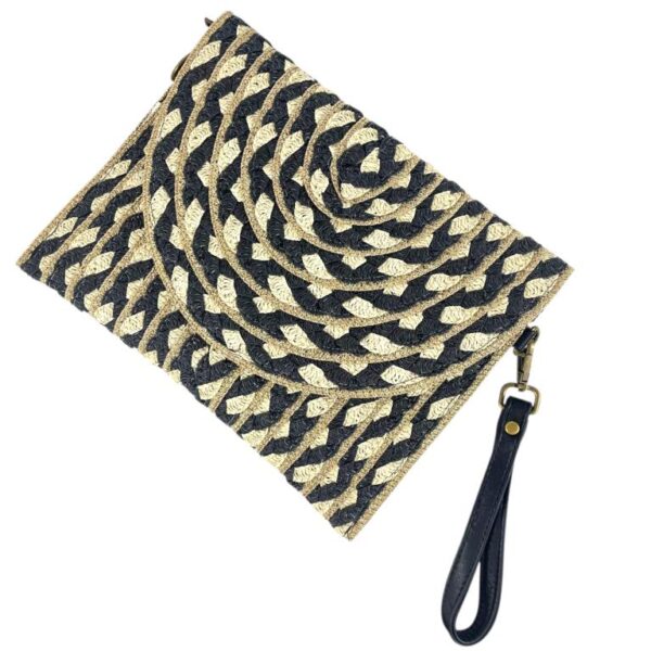 Bolso Bandolera de Papel Tipo Sobre para Mujer con Solapa de Botón, Cierre de Cremallera y Bonito Diseño - Imagen 11