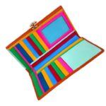 Cartera Premium de Gran Calidad en Piel con Click, Caja e Interior Multicolor para Mujer - Imagen 4