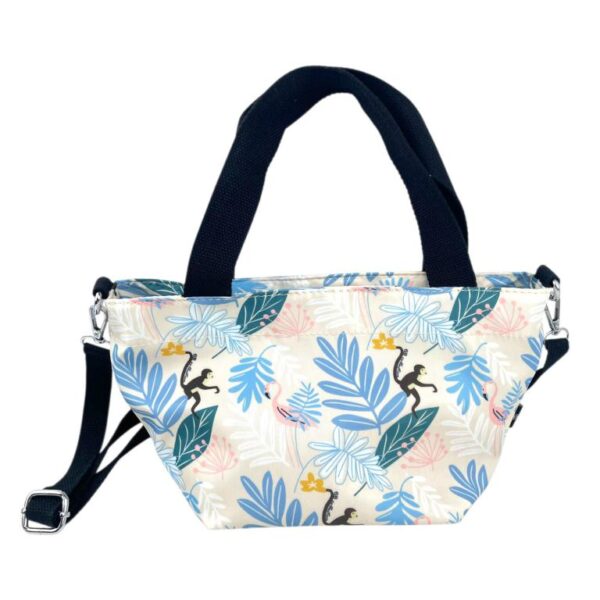 Bolsito de Mano en Nylon con Precioso Diseño Animado y 2 Bolsillos con Cremallera para Mujer - Imagen 10