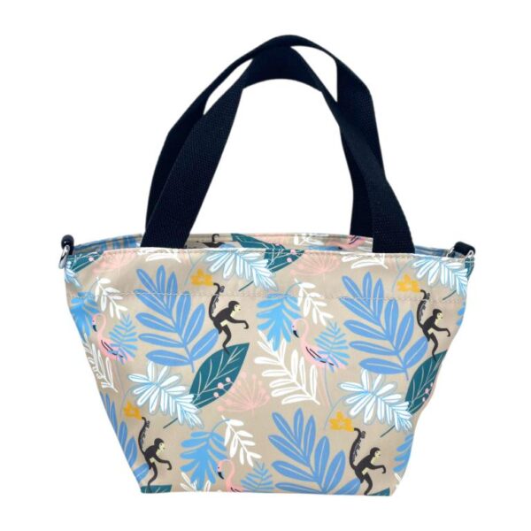 Bolsito de Mano en Nylon con Precioso Diseño Animado y 2 Bolsillos con Cremallera para Mujer - Imagen 3