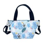 Bolsito de Mano en Nylon con Precioso Diseño Animado y 2 Bolsillos con Cremallera para Mujer - Imagen 8