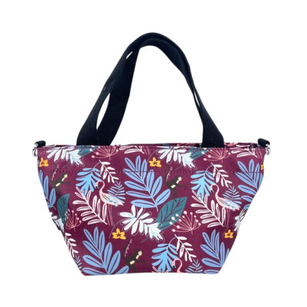 Bolsito de Mano en Nylon con Precioso Diseño Animado y 2 Bolsillos con Cremallera para Mujer - Imagen 9