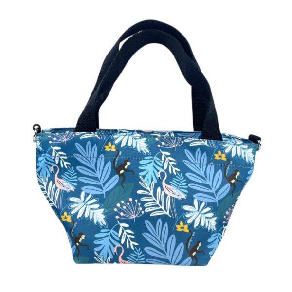 Bolsito de Mano en Nylon con Precioso Diseño Animado y 2 Bolsillos con Cremallera para Mujer - Imagen 5