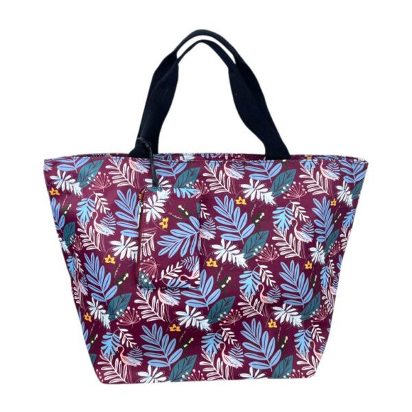 Amplio Bolso Shopper de Nylon con Precioso Diseño Animado + Monedero Extra con Cremallera para Mujer - Imagen 7