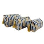 Pack 3 Neceseres Acolchado, Artesanal y Exclusivos de Algodón para Mujer - Imagen 4