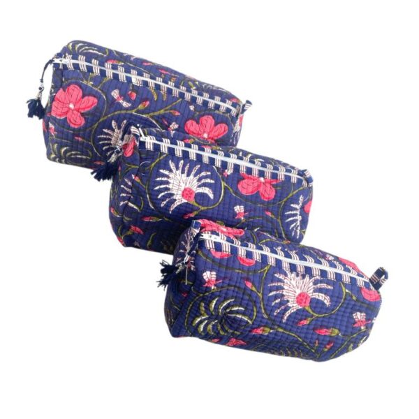 Pack 3 Neceseres Acolchado, Artesanal y Exclusivos de Algodón para Mujer - Imagen 17