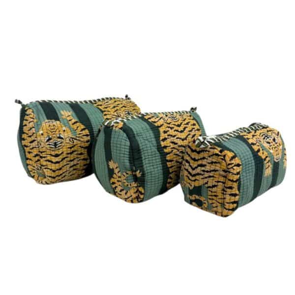 Pack 3 Neceseres Acolchado, Artesanal y Exclusivos de Algodón para Mujer - Imagen 9