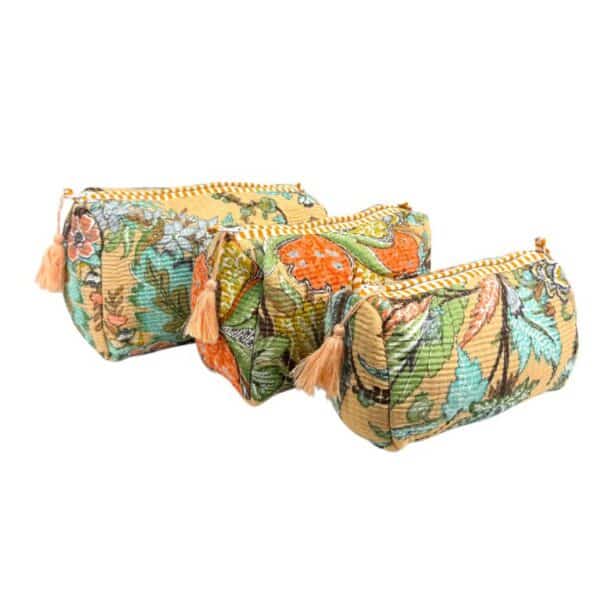 Pack 3 Neceseres Acolchado, Artesanal y Exclusivos de Algodón para Mujer - Imagen 3