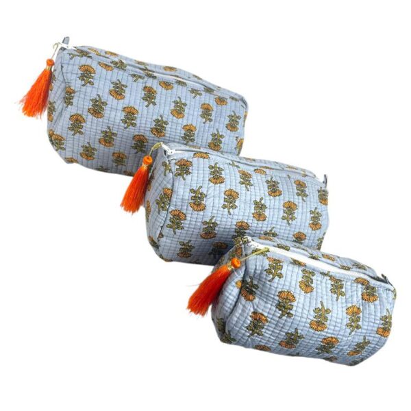 Pack 3 Neceseres Acolchado, Artesanal y Exclusivos de Algodón para Mujer - Imagen 18