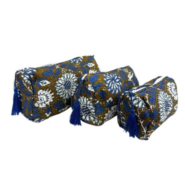 Pack 3 Neceseres Acolchado, Artesanal y Exclusivos de Algodón para Mujer - Imagen 8