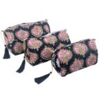 Pack 3 Neceseres Acolchado, Artesanal y Exclusivos de Algodón para Mujer - Imagen 21