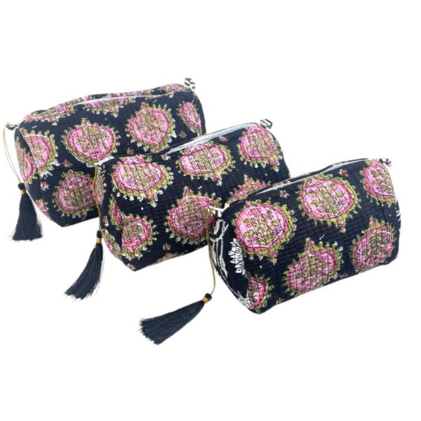 Pack 3 Neceseres Acolchado, Artesanal y Exclusivos de Algodón para Mujer - Imagen 21