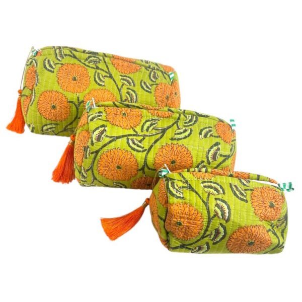 Pack 3 Neceseres Acolchado, Artesanal y Exclusivos de Algodón para Mujer - Imagen 14