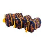 Pack 3 Neceseres Acolchado, Artesanal y Exclusivos de Algodón para Mujer - Imagen 12