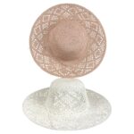 Sombrero de Papel y Algodón con Ala Ancha, Lazo Decorativo y Talla Única para Mujer - Imagen 4
