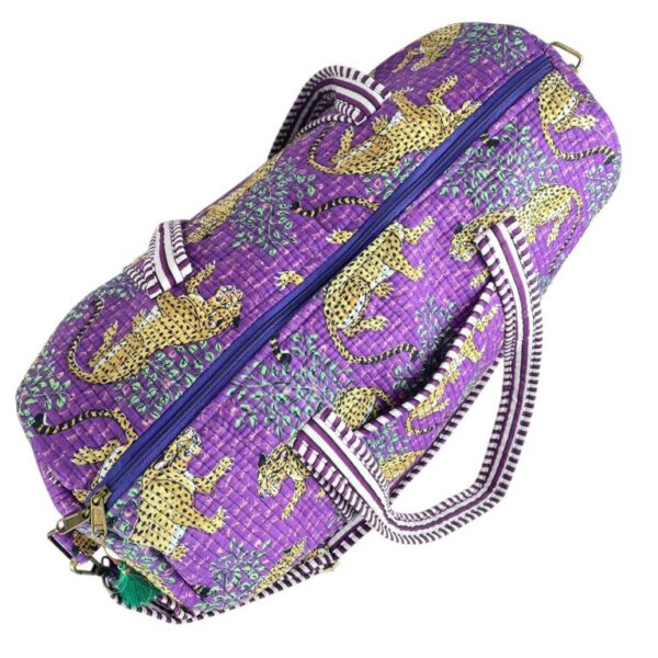 Pack Bolso de Viaje Acolchado Algodón + 3 Neceser A Juego con Diseño Exclusivo Mujer - Imagen 7