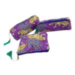 Pack Bolso de Viaje Acolchado Algodón + 3 Neceser A Juego con Diseño Exclusivo Mujer - Imagen 8