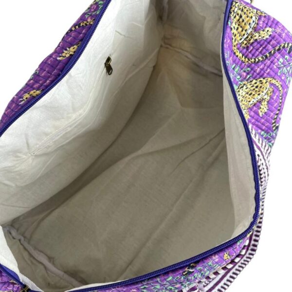 Pack Bolso de Viaje Acolchado Algodón + 3 Neceser A Juego con Diseño Exclusivo Mujer - Imagen 13