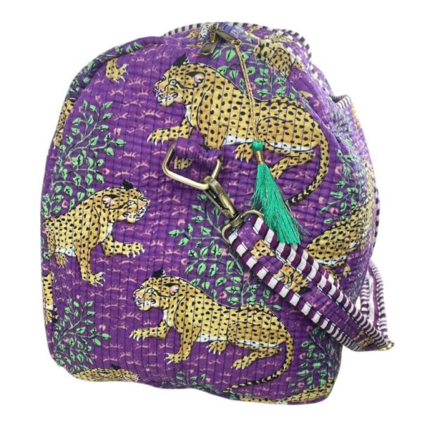 Pack Bolso de Viaje Acolchado Algodón + 3 Neceser A Juego con Diseño Exclusivo Mujer - Imagen 10