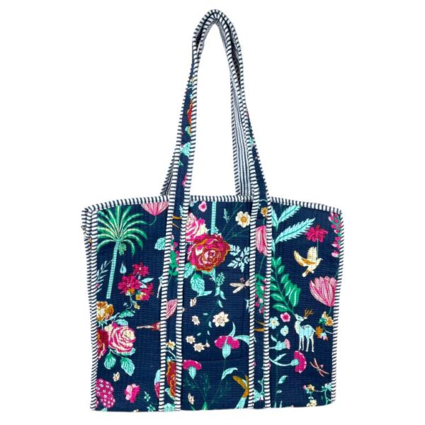 Bolso ToteBag Artesanal de Algodón con Diseño Exclusivo y Cierre de Cremallera Mujer - Imagen 20
