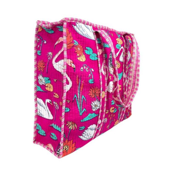 Bolso ToteBag Artesanal de Algodón con Diseño Exclusivo y Cierre de Cremallera Mujer - Imagen 28