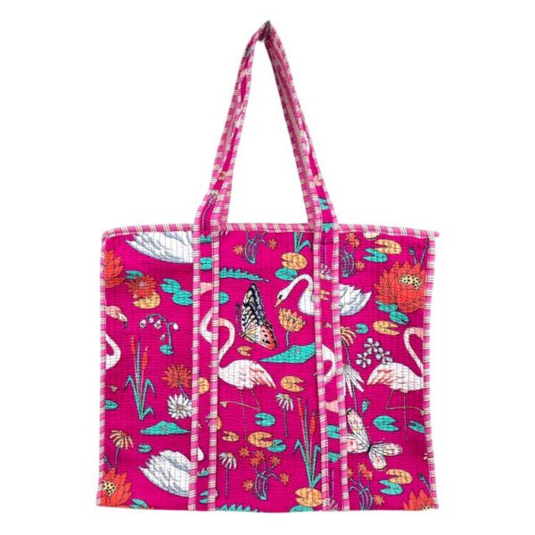 Bolso ToteBag Artesanal de Algodón con Diseño Exclusivo y Cierre de Cremallera Mujer - Imagen 24