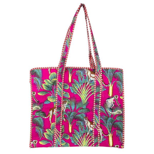 Bolso ToteBag Artesanal de Algodón con Diseño Exclusivo y Cierre de Cremallera Mujer - Imagen 16