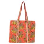 Bolso ToteBag Artesanal de Algodón con Diseño Exclusivo y Cierre de Cremallera Mujer - Imagen 19