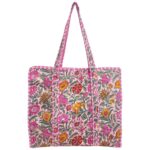 Bolso ToteBag Artesanal de Algodón con Diseño Exclusivo y Cierre de Cremallera Mujer - Imagen 21