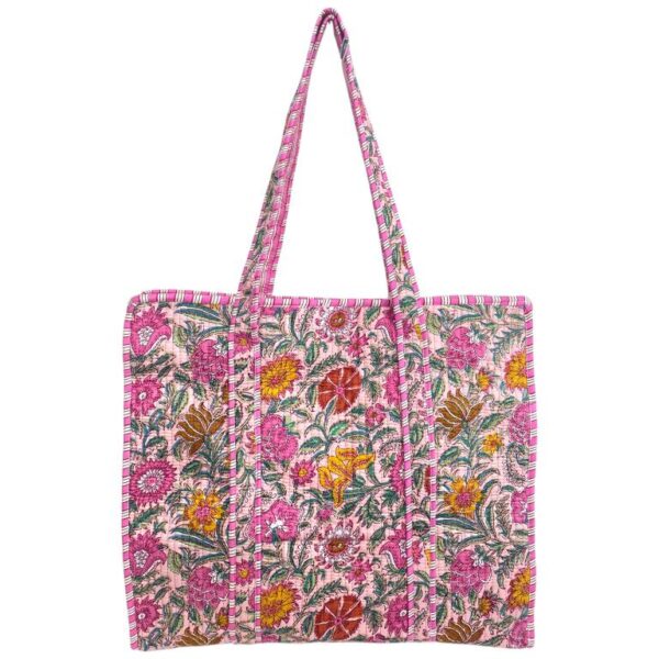 Bolso ToteBag Artesanal de Algodón con Diseño Exclusivo y Cierre de Cremallera Mujer - Imagen 21