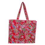 Bolso ToteBag Artesanal de Algodón con Diseño Exclusivo y Cierre de Cremallera Mujer - Imagen 22